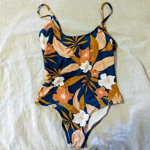 Kona Sol One PIece Swimsuit in Botanic Lagoon Print